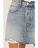 Image #2 - Cello Women's Medium Wash Mid Rise Denim Mini Skirt, Medium Wash, hi-res