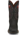 Image #4 - Justin Men's 11" Bowline Western Boots - Broad Square Toe, Black, hi-res