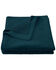 HiEnd Accents Deep Blue Stonewashed Cotton & Velvet 3-Piece King Quilt Set , Dark Blue, hi-res