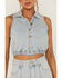 Image #4 - Show Me Your Mumu Women's Union Crop Top, Blue, hi-res