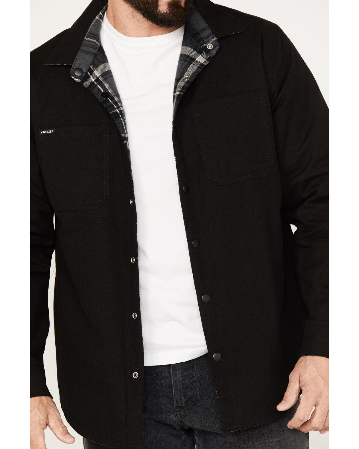 Image #3 - Howitzer Men's Brigade Reversible Jacket, Black, hi-res