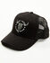 Image #1 - Cody James Men's Steerhorn Ball Cap, Black, hi-res