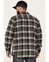Image #4 - Dakota Grizzly Men's Ivan Plaid Print Sherpa Lined Flannel Shirt Jacket, Black, hi-res