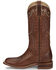 Image #3 - Justin Women's Stella Western Boots - Broad Square Toe , Tan, hi-res