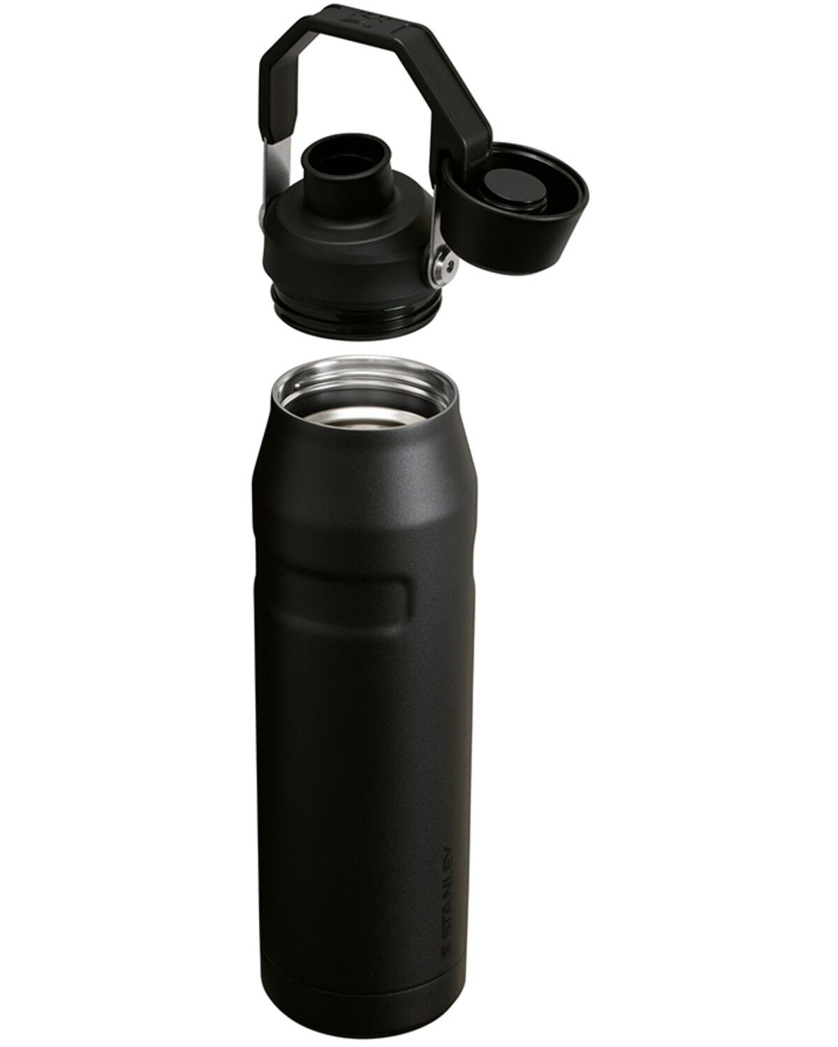 Image #3 - Stanley 36oz IceFlow™ Bottle with Fast Flow Lid, Black, hi-res