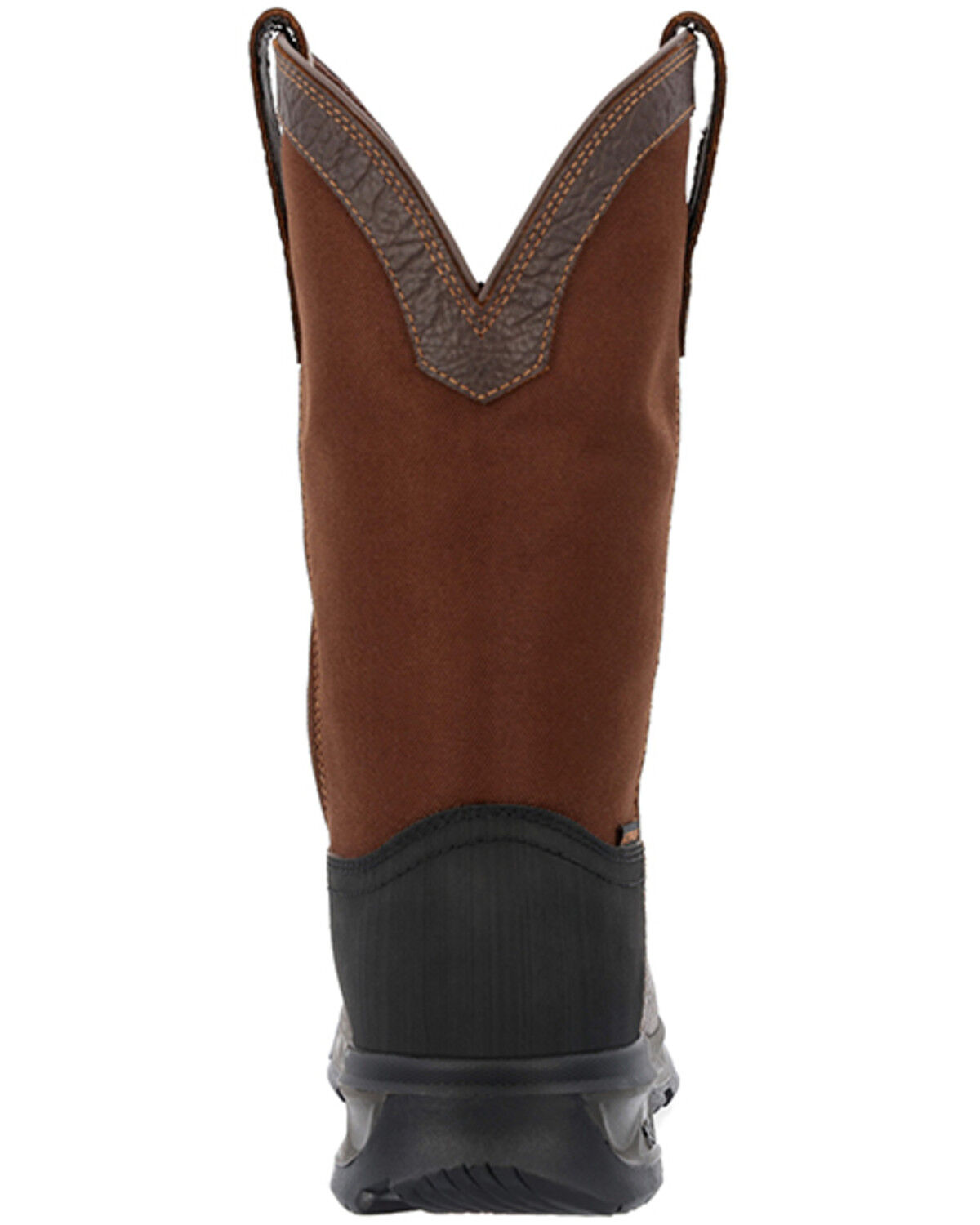 Image #4 - Durango Men's Ranger XP Pull-On Work Boots - Steel Toe, Brown, hi-res