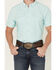Image #3 - Ariat Men's VentTEK Outbound Solid Short Sleeve Button-Down Performance Shirt, Teal, hi-res
