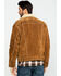 Image #2 - Scully Men's Cafe Brown Boar Suede Jean Jacket - Big , Brown, hi-res