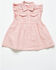 Image #1 - Angel Dear Infant Girls' Plaid Print Sleeveless Snap Western Dress, Pink, hi-res