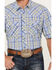 Image #3 - Resistol Men's Miramar Plaid Print Short Sleeve Button Down Western Shirt, Light Purple, hi-res
