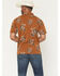 Image #4 - Kimes Ranch Men's Winning Short Sleeve Button-Down Polo Shirt, Brown, hi-res