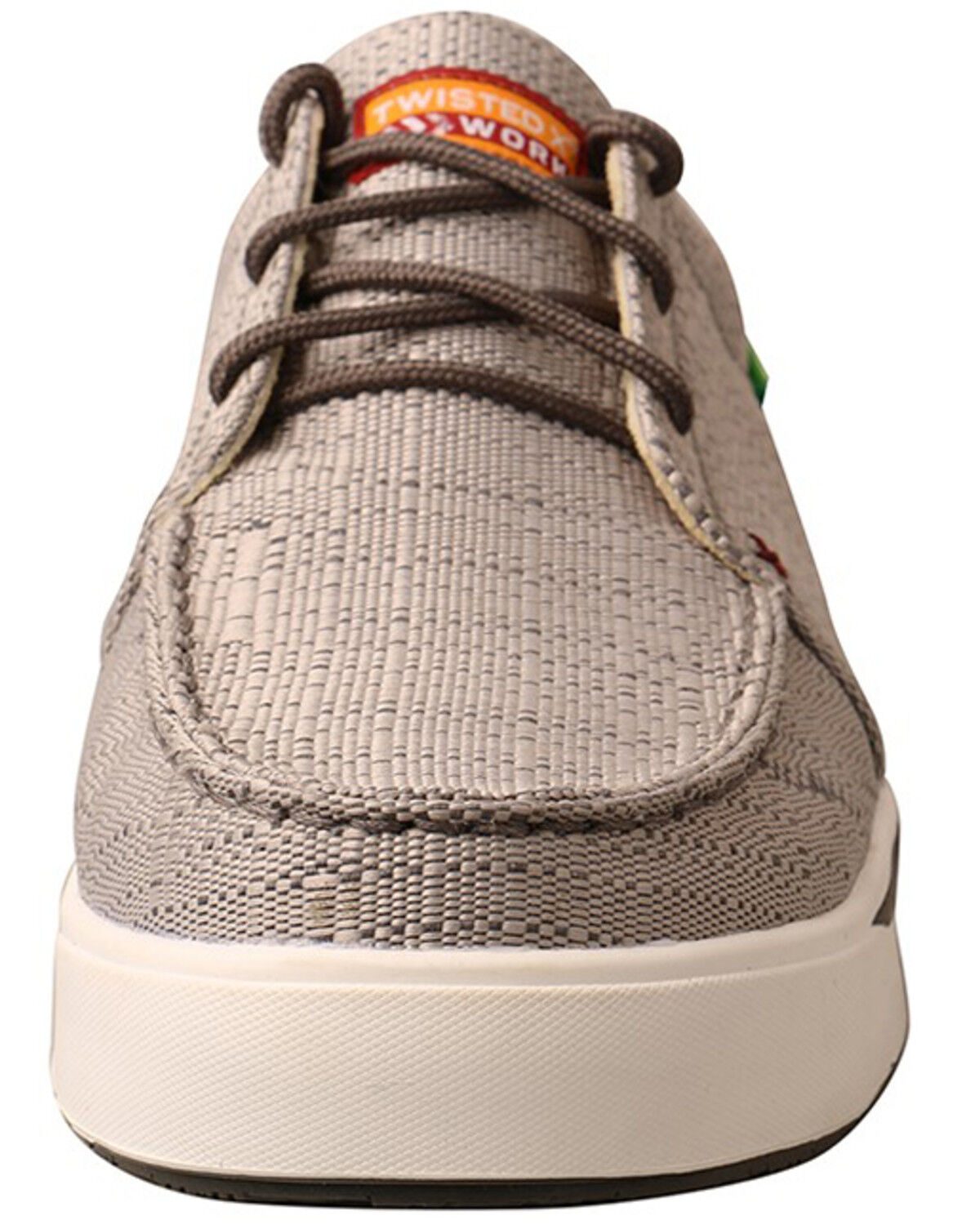 Image #4 - Twisted X Men's Kicks Work Shoes - Nano Composite Toe, Light Grey, hi-res