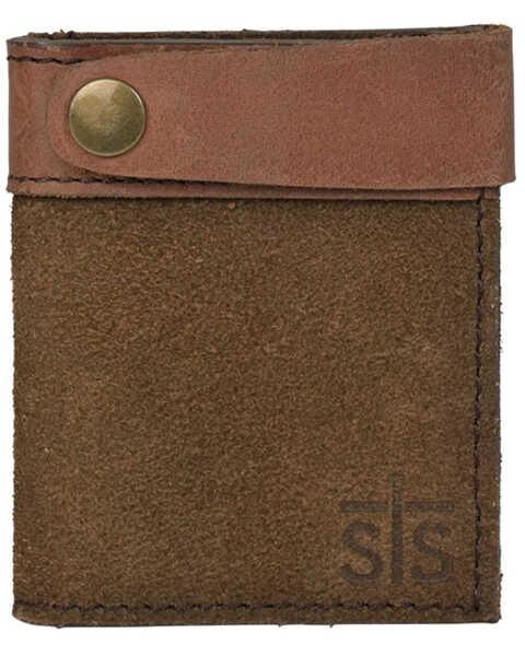 STS Ranchwear By Carroll Men's Brown Foreman ll Roughout Boot Wallet, Tan, hi-res
