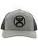 Image #3 - Hooey Men's Classic Embroidered Logo Trucker Cap, Grey, hi-res