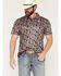 Image #1 - Rock & Roll Denim X Koe Wetzel Men's Camo Print Short Sleeve Button-Down Polo, Camouflage, hi-res