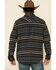 Image #3 - Rock & Roll Denim Men's Jacquard Southwestern Print Border Jacket , Grey, hi-res