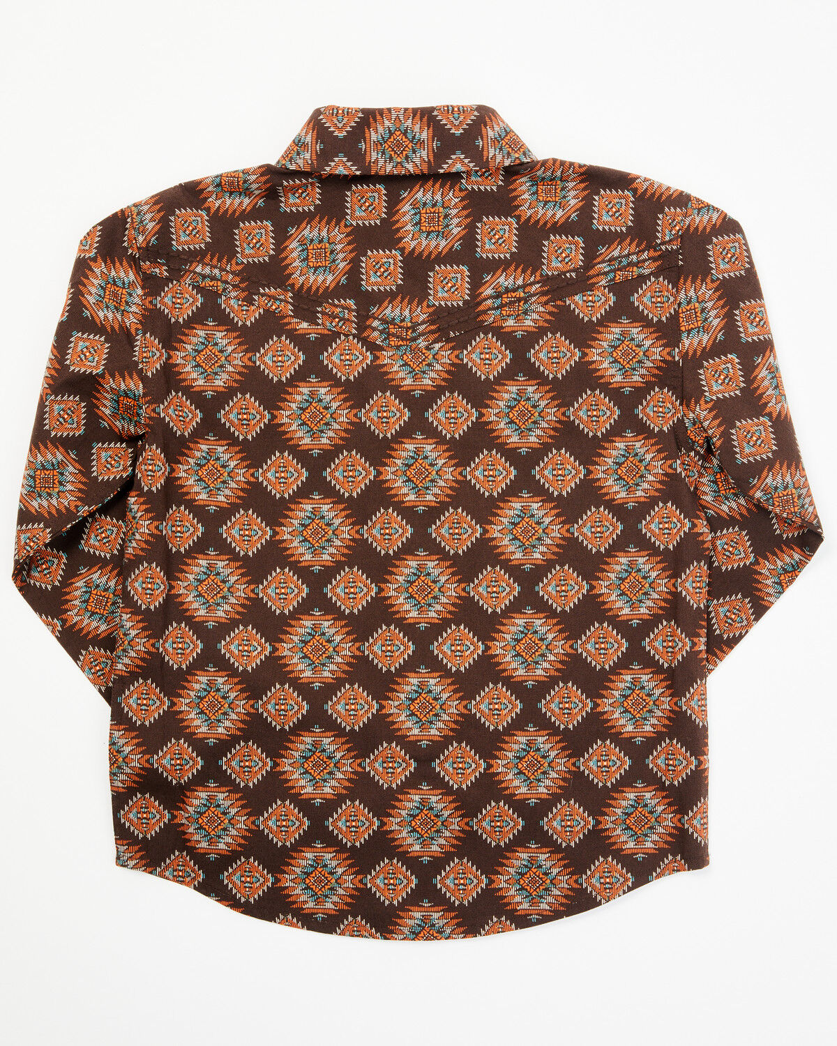Image #3 - Cody James Toddler Boys' Bite The Bullet Southwestern Print Long Sleeve Western Shirt, Brown, hi-res