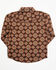Image #3 - Cody James Toddler Boys' Bite The Bullet Southwestern Print Long Sleeve Western Shirt, Brown, hi-res