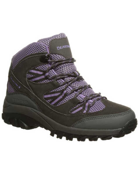 Bearpaw Women's Tallac Hiking Shoes - Round Toe , Black, hi-res
