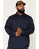 Image #1 - Hawx Men's All Out Solid Twill Long Sleeve Button-Down Work Shirt - Big, Navy, hi-res