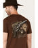Image #4 - Cody James Men's 2 Pair Short Sleeve Graphic T-Shirt, Brown, hi-res