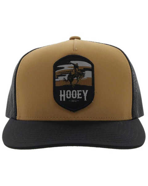 Image #3 - Hooey Men's Sunset Horse Patch Trucker Cap, Tan, hi-res