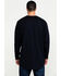 Image #2 - Hawx Men's FR Pocket Long Sleeve Work T-Shirt - Tall , Navy, hi-res