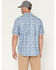 Image #4 - Ariat Men's Rebar Made Tough VentTEK Short Sleeve Button-Down Stretch Work Shirt, Blue, hi-res