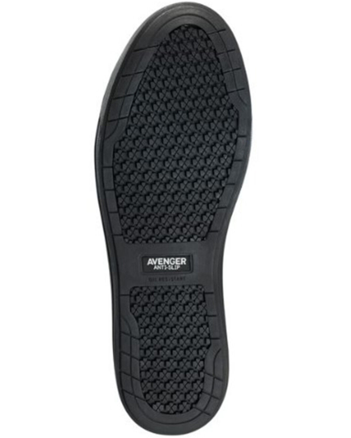 Image #2 - Avenger Men's A353 Lace-Up Work Shoes - Composite Toe, Black, hi-res