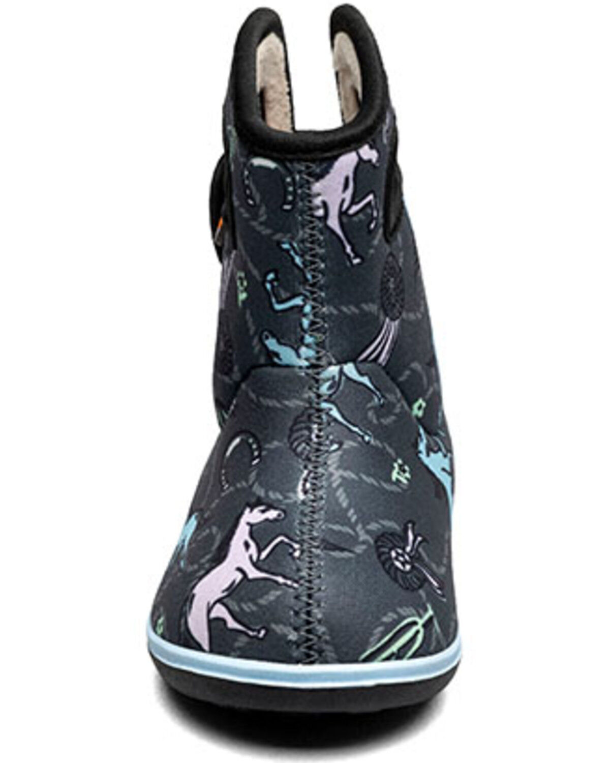 Image #4 - Bogs Toddler Boys' II Horses Rainboots, Multi, hi-res