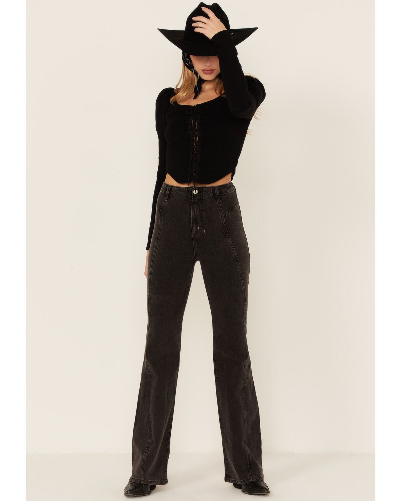 Free people flare leg jeans outlet