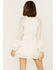 Image #4 - Shyanne Women's Eyelet Lace Long Sleeve Mini Dress, Ivory, hi-res
