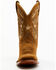 Image #4 - Caborca Silver Women's Maisie Star And Hearts Inlay Western Boots - Broad Square Toe, Tan, hi-res