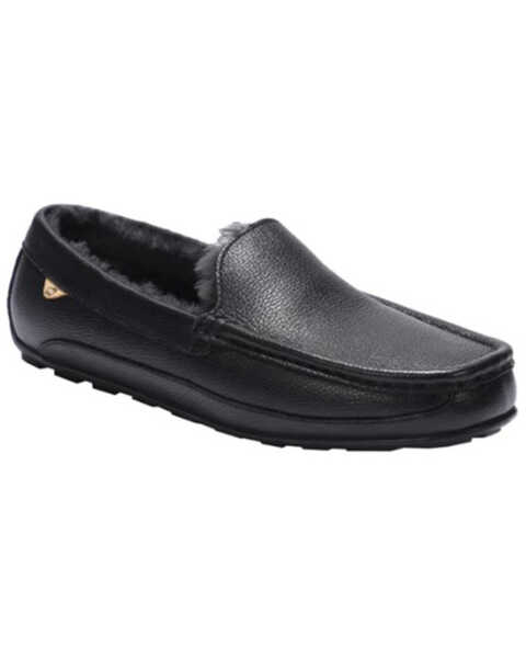 Lamo Men's Grayson Casual Shoe - Moc Toe, Black, hi-res