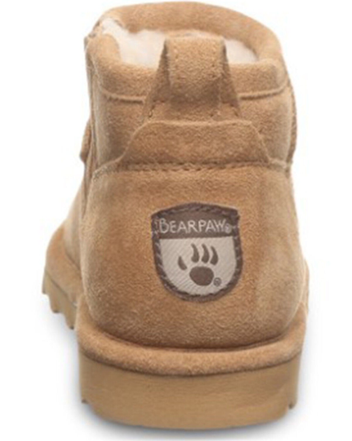 Image #5 - Bearpaw Toddler Girls' Shorty Casual Boots, Chestnut, hi-res