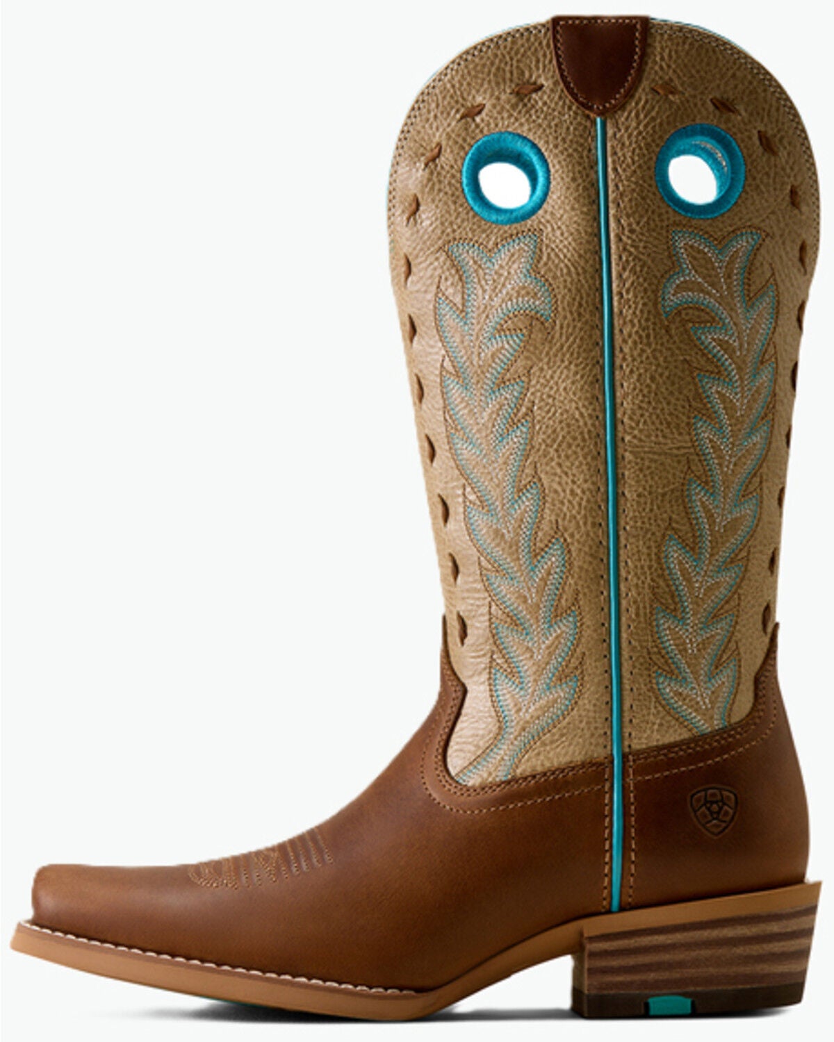 Image #2 - Ariat Women's Lucera Performance Western Boots - Square toe, Brown, hi-res