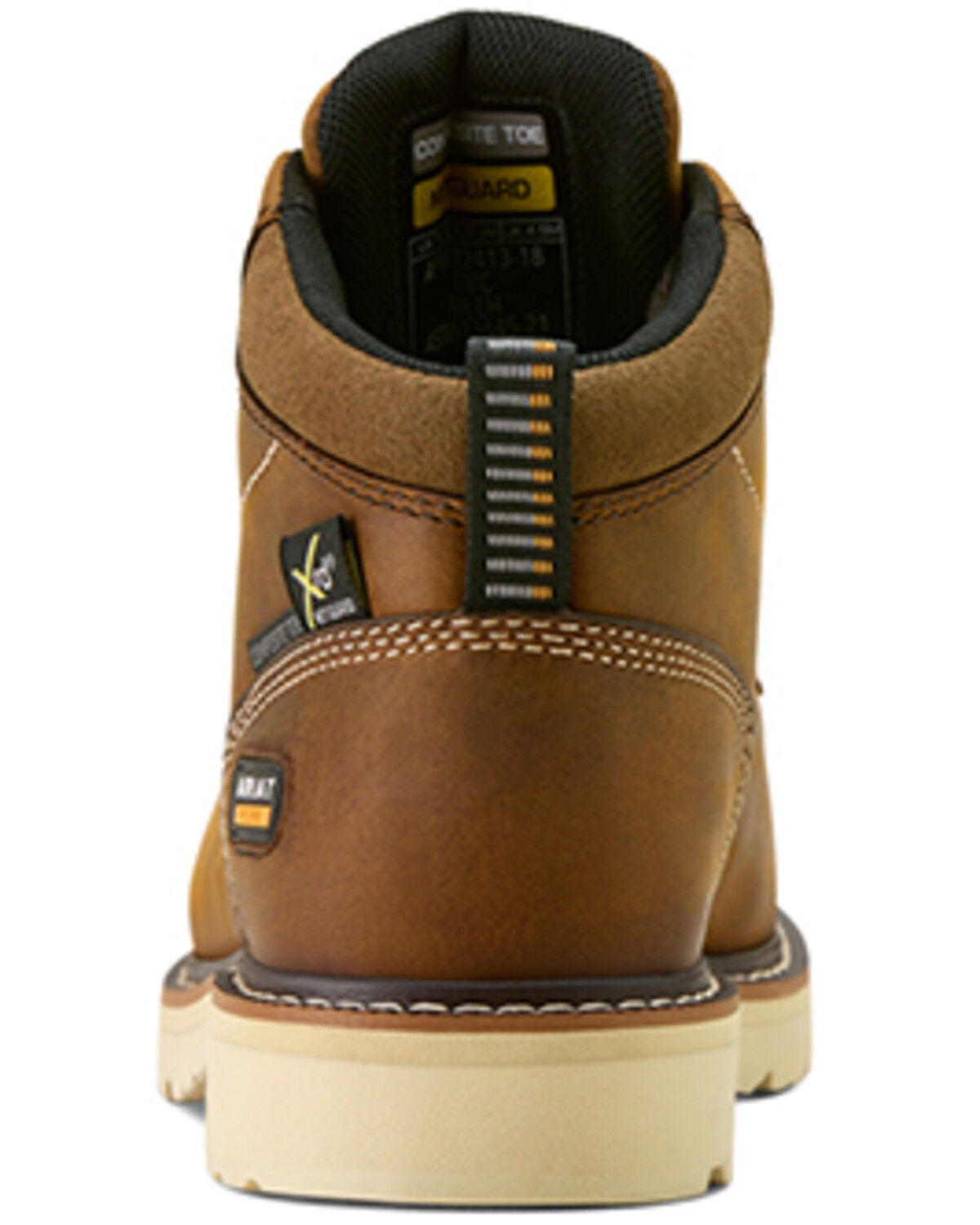 Image #3 - Ariat Women's Rebar Lift Metguard Chukka Work Boots - Composite Toe, Brown, hi-res