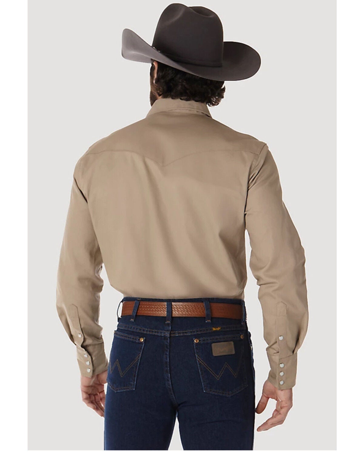 Wrangler Men's Solid Cowboy Cut Firm 