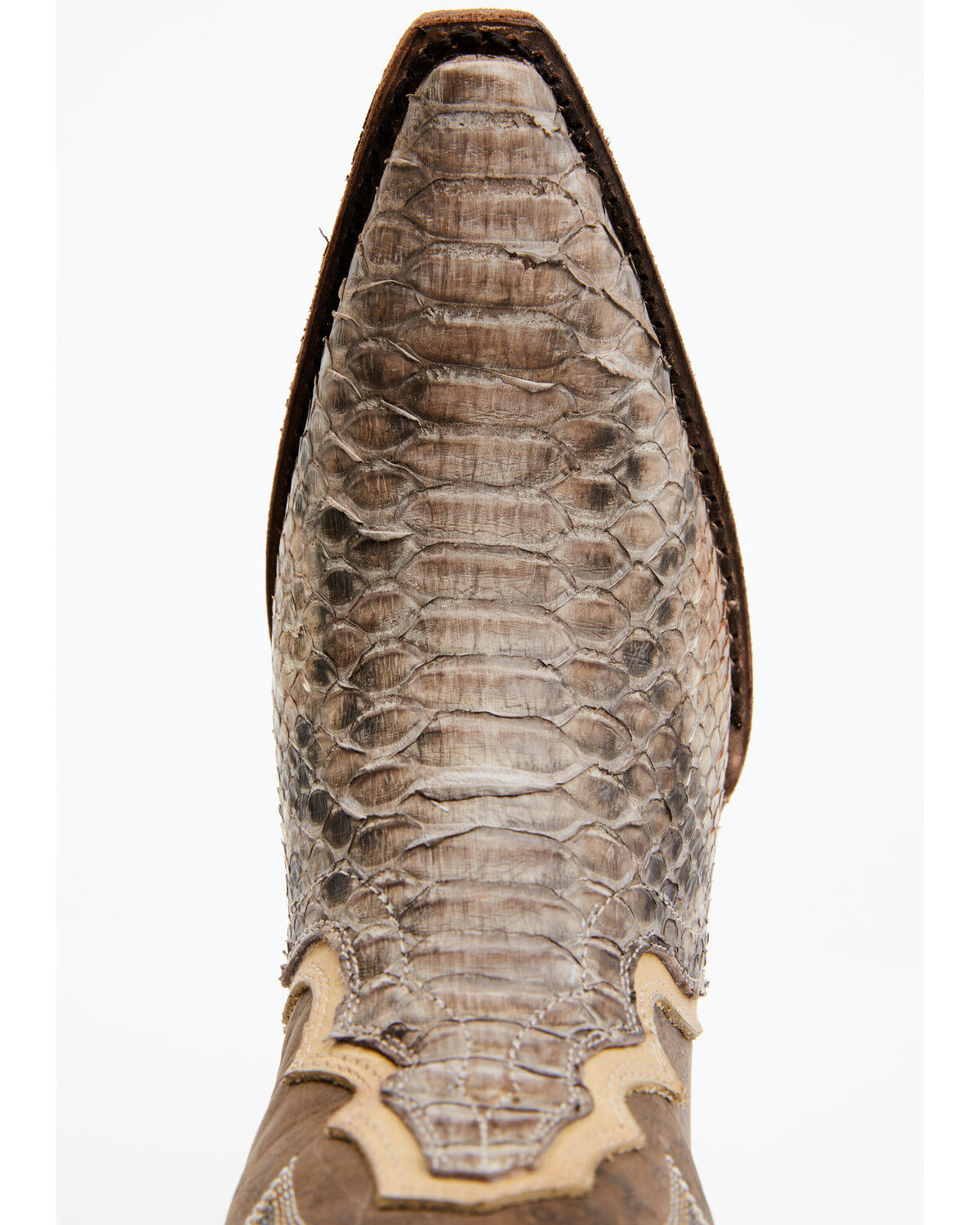 Image #6 - Idyllwind Women's Triad Exotic Python Western Boots - Snip Toe, Brown, hi-res