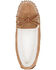 Lamo Footwear Women's Britain Moc II Wide Slippers - Moc Toe, Chestnut, hi-res