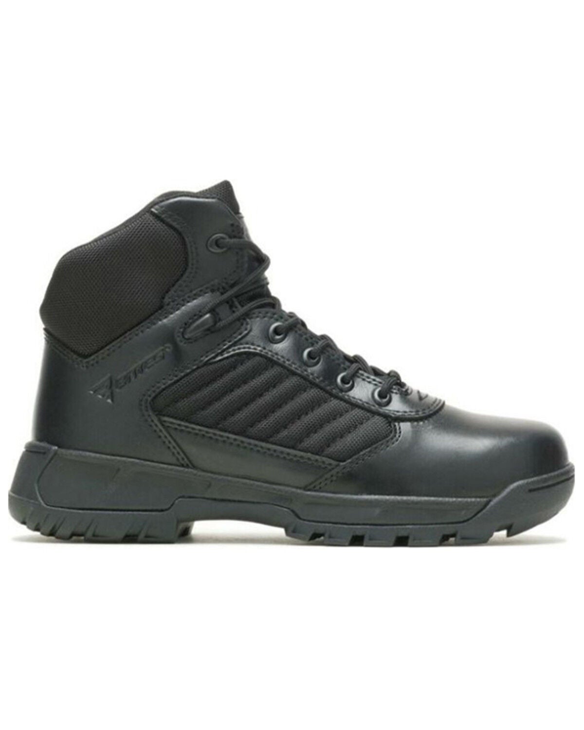 Bates Women's Tactical Sport Black 2 Mid Lace-Up Work Boot - Safety Toe, Black, hi-res