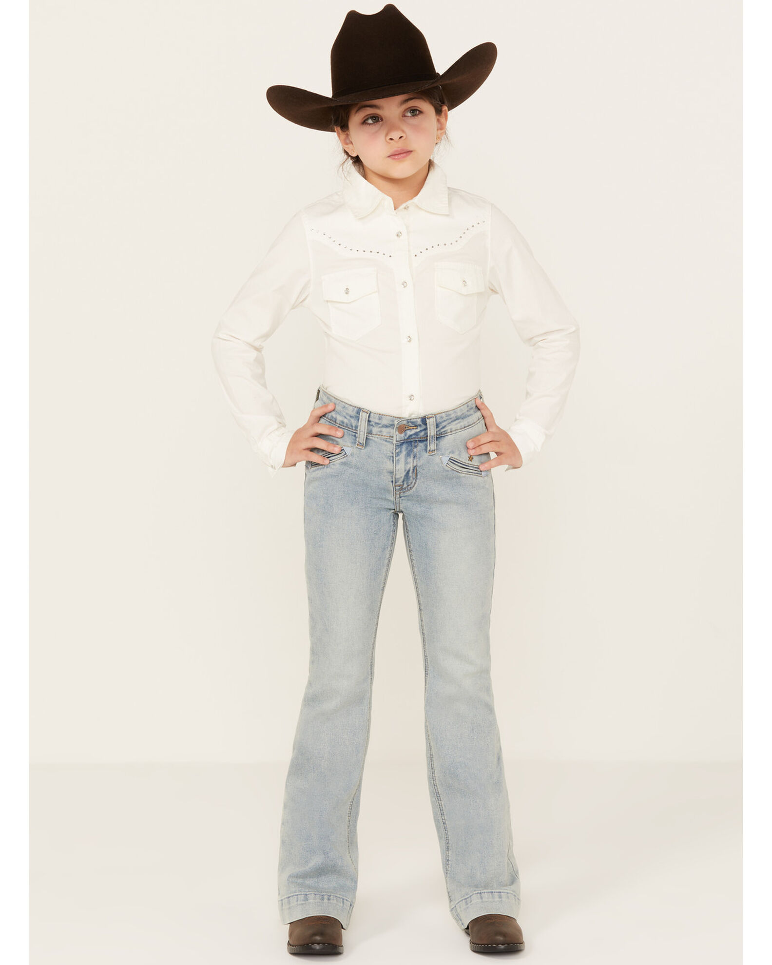 Denim trousers for girls discount