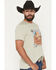 Image #2 - Panhandle Slim Men's Logo Short Sleeve Graphic T-Shirt, Sage, hi-res