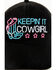 Image #2 - Idyllwind Women's Keepin' It Cowgirl Neon Ball Cap, Black, hi-res