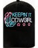 Image #2 - Idyllwind Women's Keepin' It Cowgirl Neon Baseball Cap, Black, hi-res