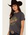 Image #2 - Wrangler Women's I'm Not Your Darlin' Star Logo Short Sleeve Graphic Tee, Charcoal, hi-res