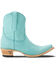 Image #2 - Lane Women's Emma Jane Western Booties - Snip Toe, Turquoise, hi-res