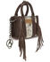 Image #3 - Wrangler Cowhide Mini Handbag Charm, Coffee, hi-res