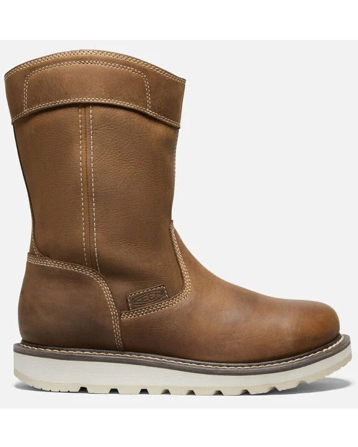 Image #2 - Keen Men's Cincinnati Wellington Work Boot - Soft Toe, Brown, hi-res