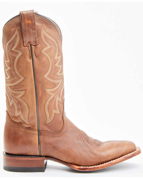 Image #3 - Shyanne Women's Jeannie Western Boots - Broad Square Toe, Brown, hi-res